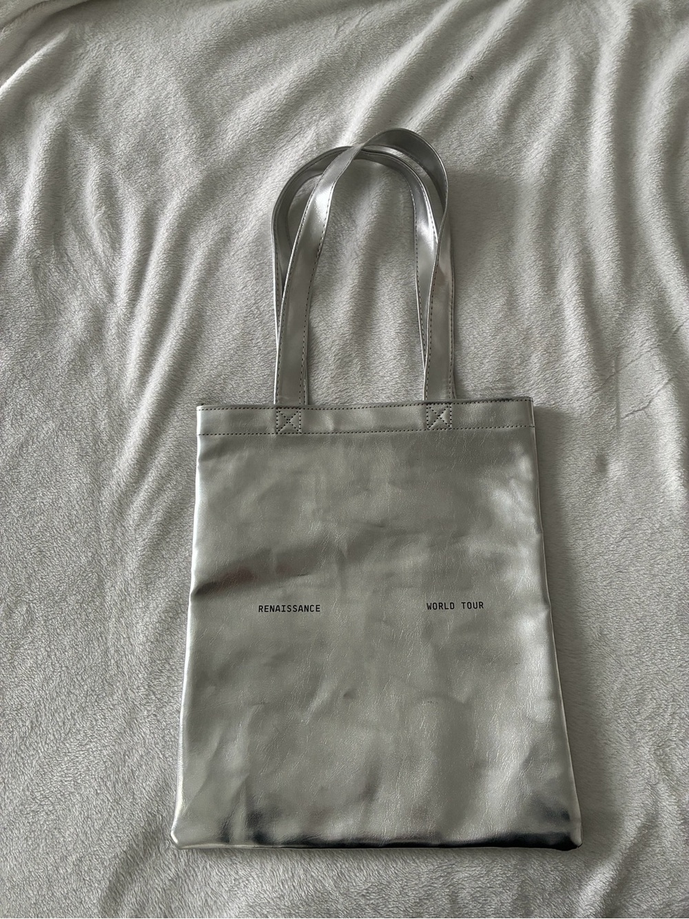 BEYONCÉ Renaissance World Tour Silver Tote Bag